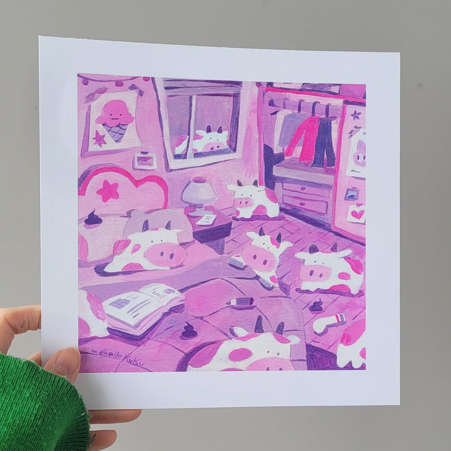 Cows in the Bedroom - Open Edition Print