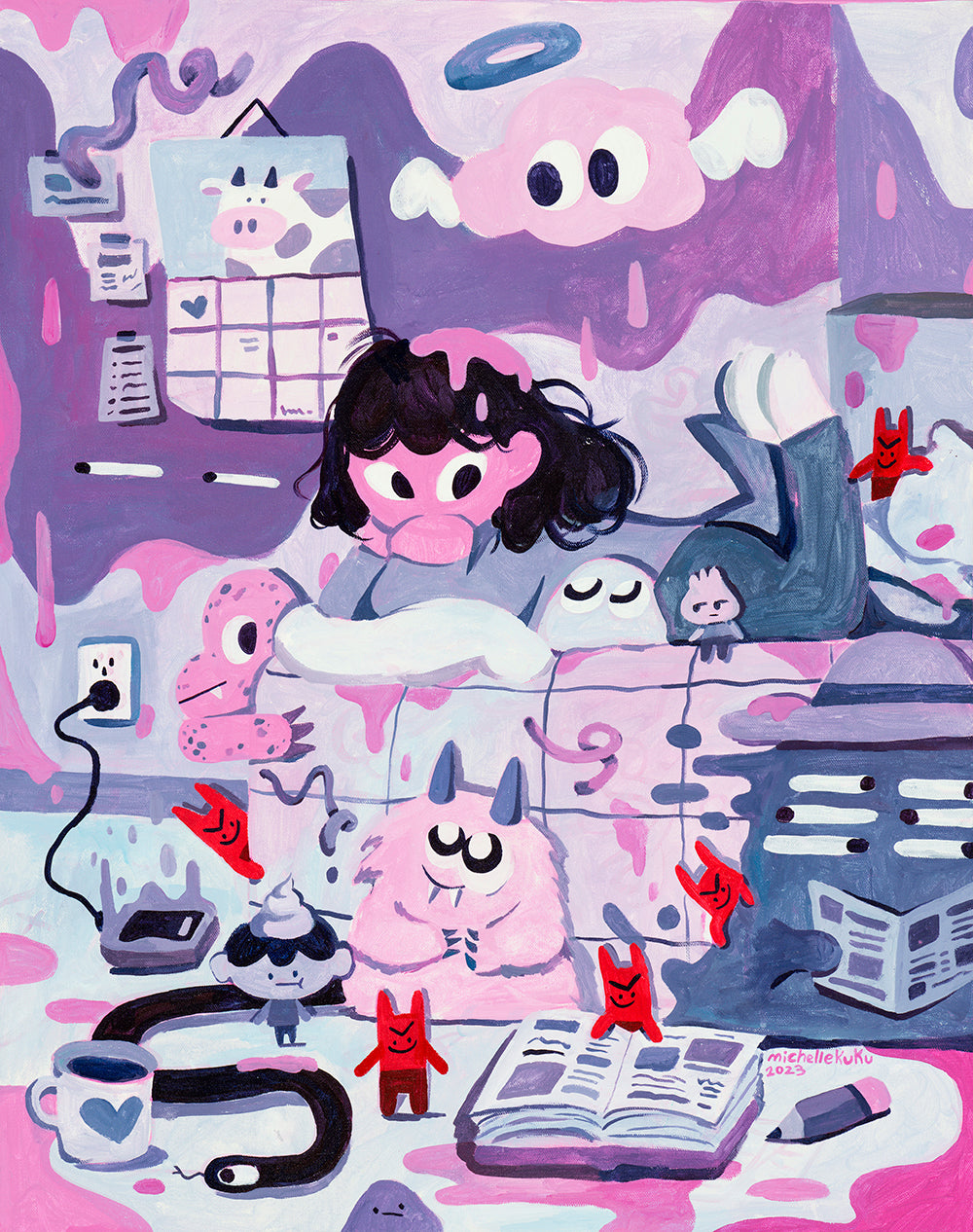 Observing - Open Edition Print