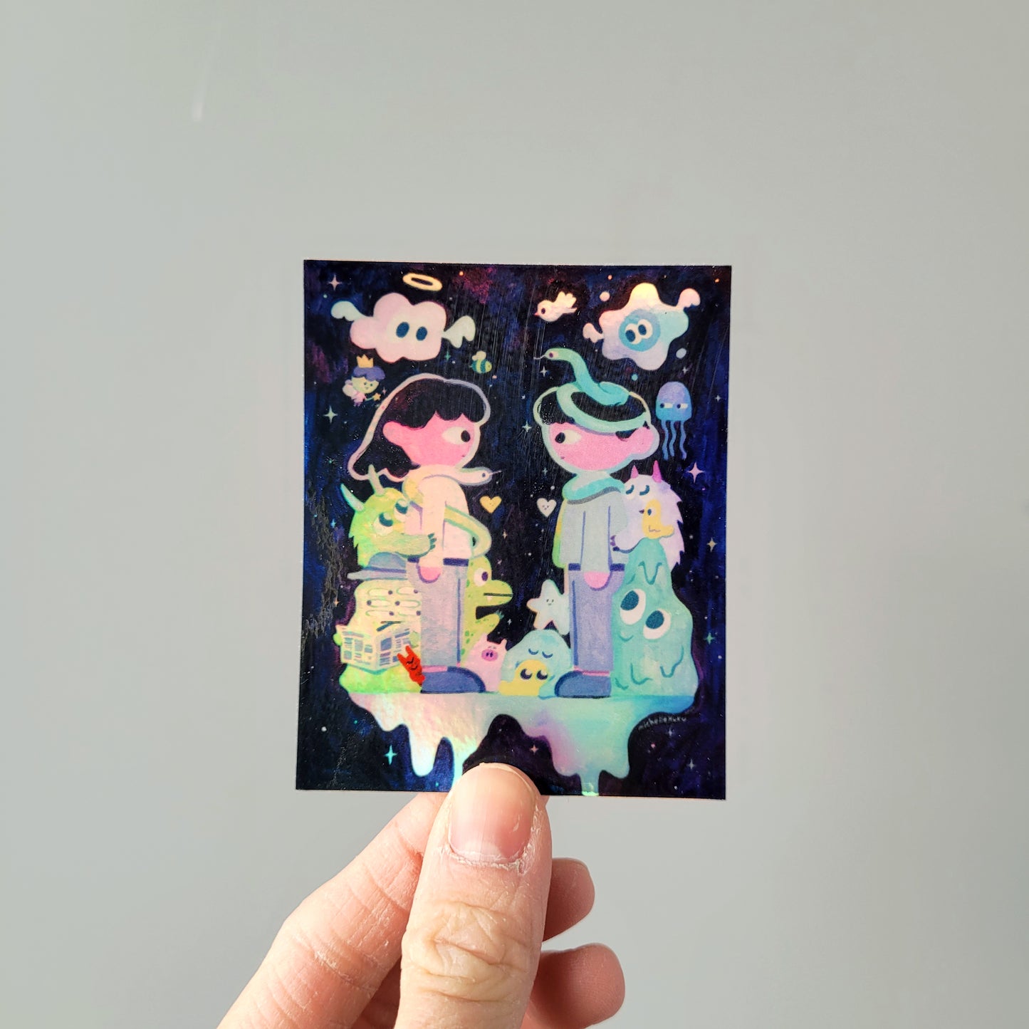 Parts Meeting Holographic Sticker