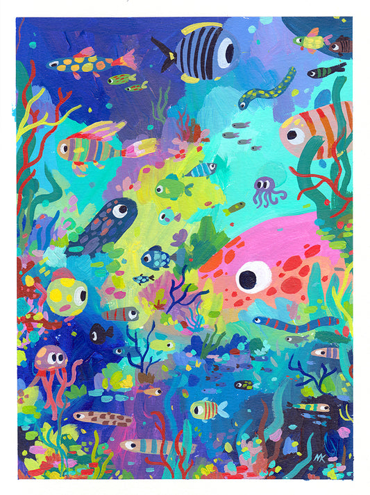 Fish Friends Original Painting