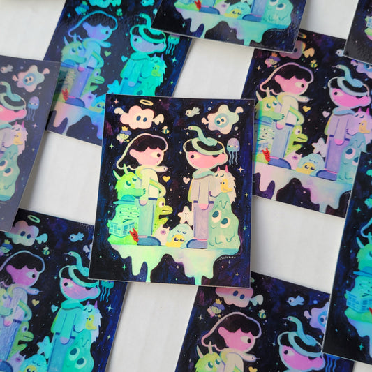 Parts Meeting Holographic Sticker