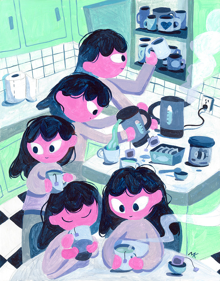 Making Tea - Open Edition Print